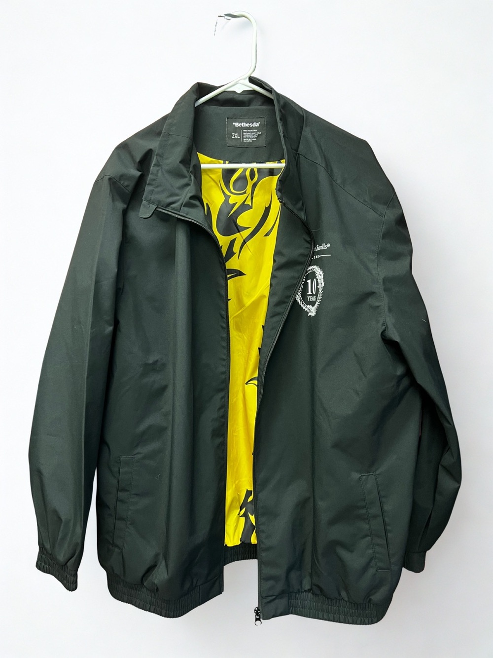 Rare Elder Scrolls Online Aldmeri Dominion Windbreaker Jacket XXL ESO Gaming